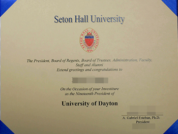 Buy a fake degree from Seton University quickly. SHU bachelor degree