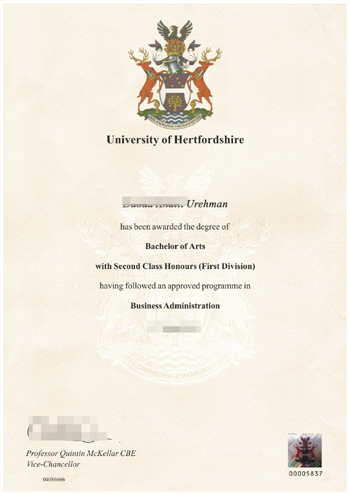 The best site to get a fake certificate from the University of Hertfordshire