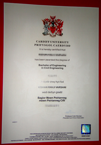 How to have a fake degree from Cardiff University.