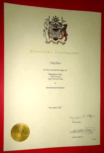 A fake diploma from Coventry University. Do you need it?