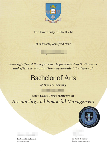 3 ways to quickly buy a fake Sheffield University certificate