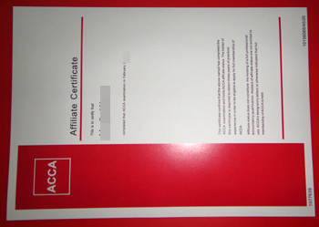 The Association of Chartered Certified Accountant（ACCA certificate）