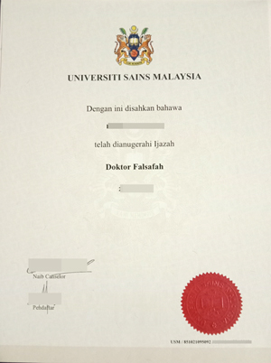 The false certificate of University of Science of Malaysia will improve his life