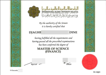 Where to buy the fake certificate of Malaysia International Islamic University?