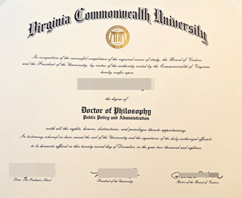 Find fake diplomas from Virginia Commonwealth University online
