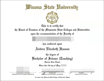What are some quick ways I can get a fake degree from Winona State
