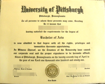 3 ways to Get a fake university of Pittsburgh certificate fast