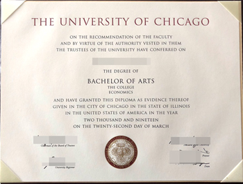 Buy a real University of Chicago diploma. Buy a certificate