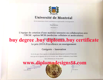Find a fake degree from Universite de Montreal. Buy degree