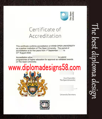 Purchase the latest version of your fake Arab Open University diploma online.