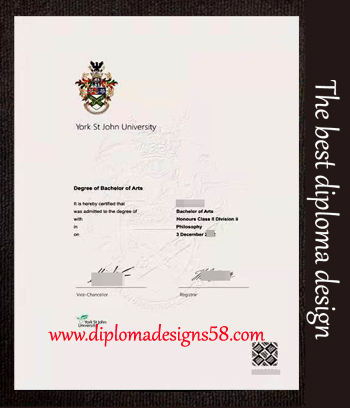 Buy the best quality fake diploma from York St John University.buy fake diplomas