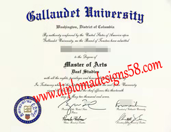 Purchase a fake Diploma from Gallaudet University.  How long does it take to get it