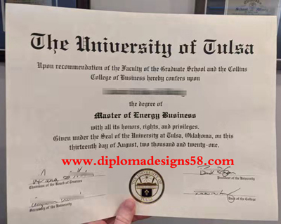 Apply online for a fake diploma from the University of Tulsa.