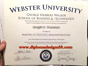 Where can I buy a fake certificate from Webster University?