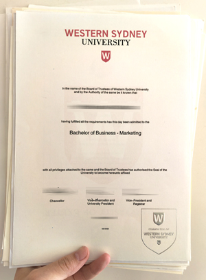 Buying fake degrees in Australia. Fake credentials from Western Sydney Universit.