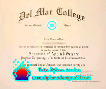 Buy fake certificates from Del Mar College online. Purchase a bachelor's degree.