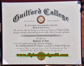 How long it takes to buy a fake degree from Guilford College in the United States.
