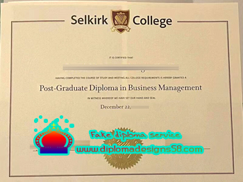 The fastest way to buy a fake certificate from Selkirk College.