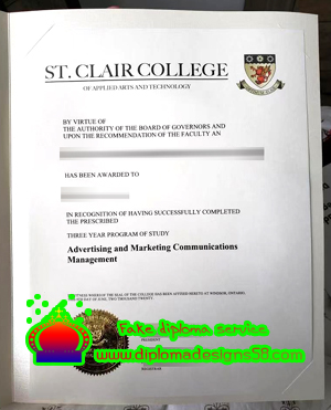 How much does it cost to buy a fake degree from St. Clair College in Canada?