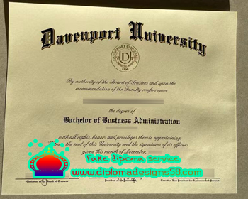 Get a fake degree from Davenport University online. Buying fake diplomas.