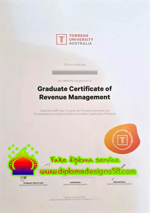 Purchase fake copies of Torrens University Australia diplomas.