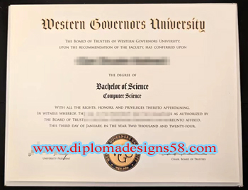 The fastest way to get a fake certificate from Western Governors University.